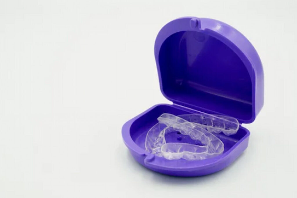 aligners in the blue box