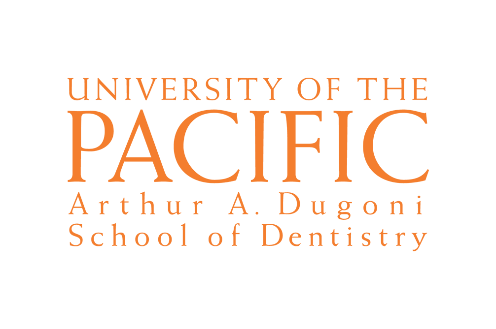 University of the Pacific Arthur A. Dugoni School of Dentistry logo – Partnered with OC Dental Center, the best dentist in Santa Ana for family, cosmetic, and emergency dental care