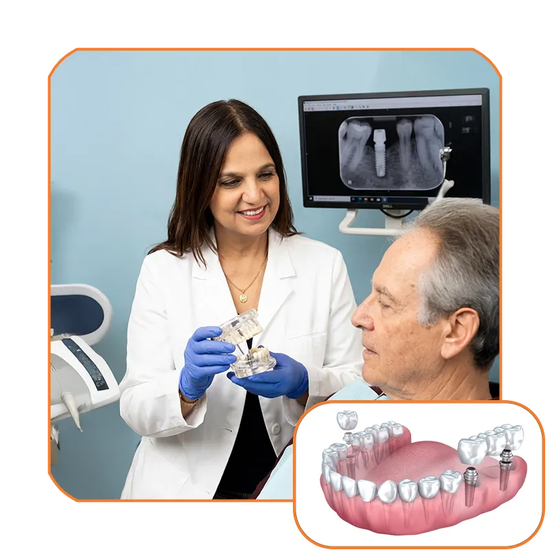 Dental implant consultation with Dr. Pooneh Sabo