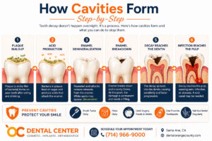 How Cavities Form Step by Step | Tooth Decay Process Santa Ana