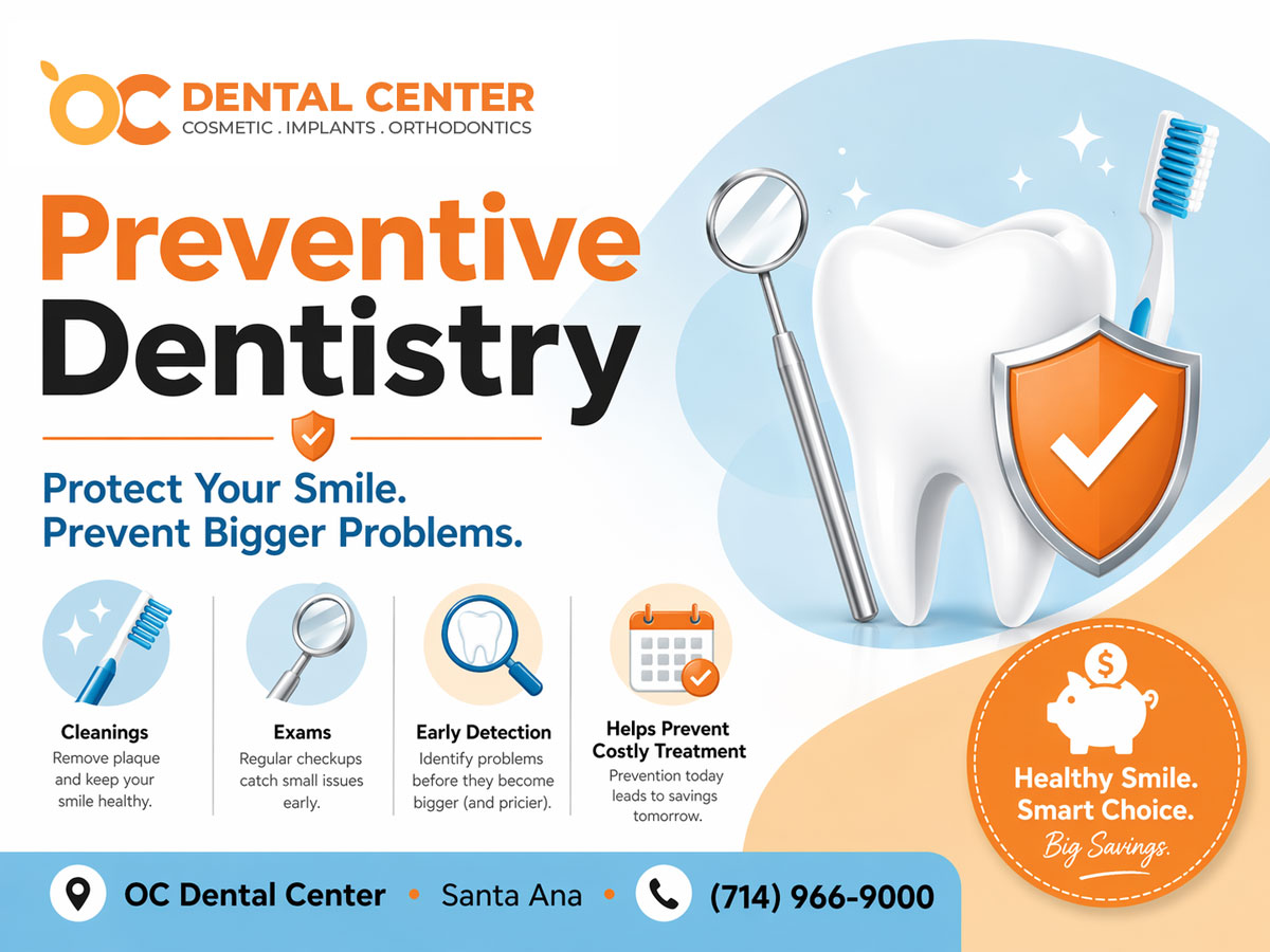 Preventive Dentistry in Santa Ana | Protect Your Smile and Save Money