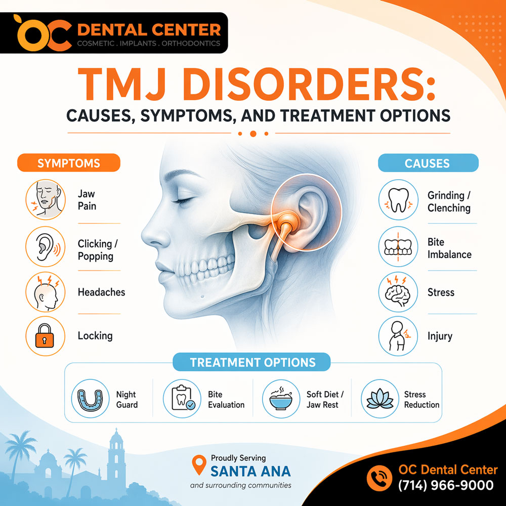 TMJ Disorders Symptoms and Treatment Options | Santa Ana Dentist